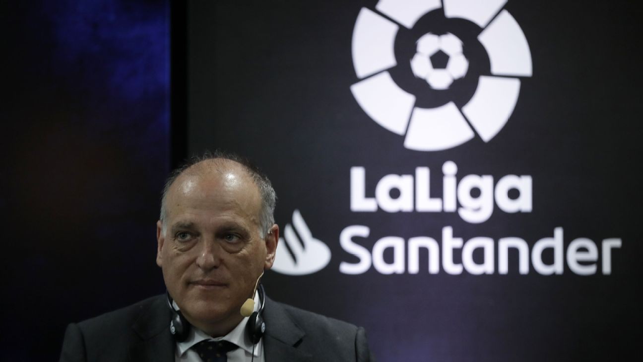 Tebas: Madrid, Juve, Barca should fear UEFA