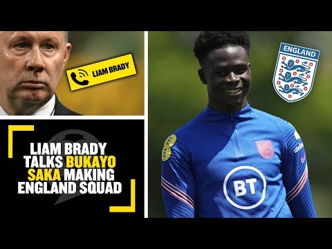 BUKAYO SAKA: Liam Brady recalls seeing Saka's potential at AFC as a child as he makes Euros squad