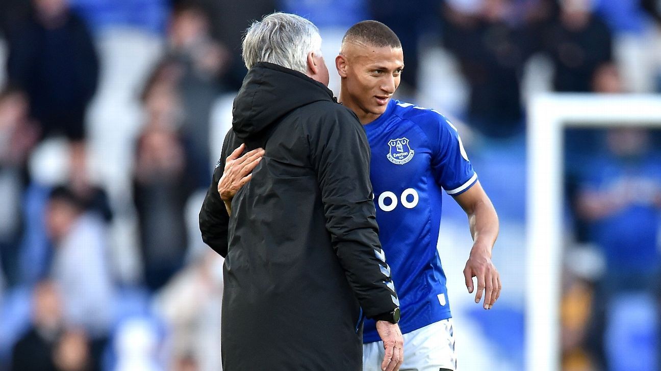 Transfer Talk: Real Madrid eye Everton's Richarlison for Ancelotti reunion