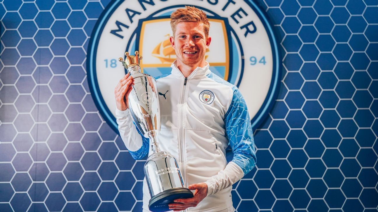 De Bruyne, Kirby win PFA Players' Player awards