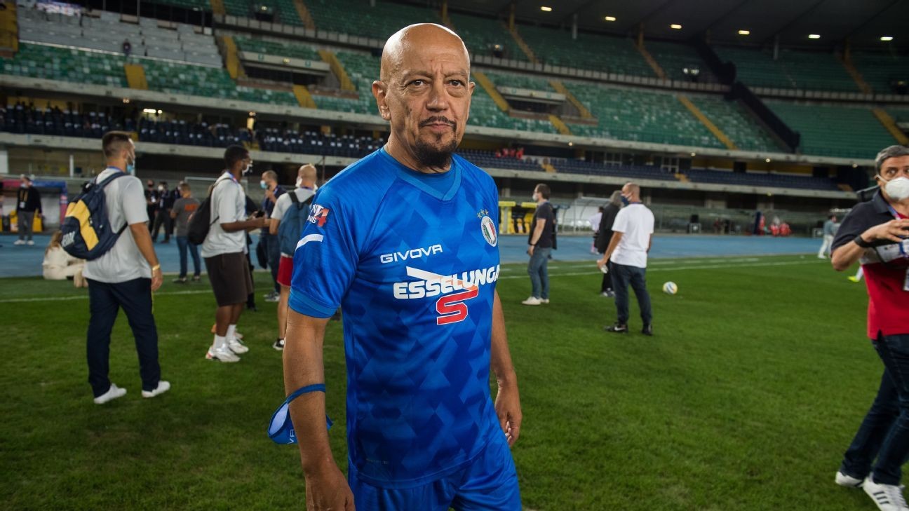 Italian songwriter, 64, starts for Serie D side