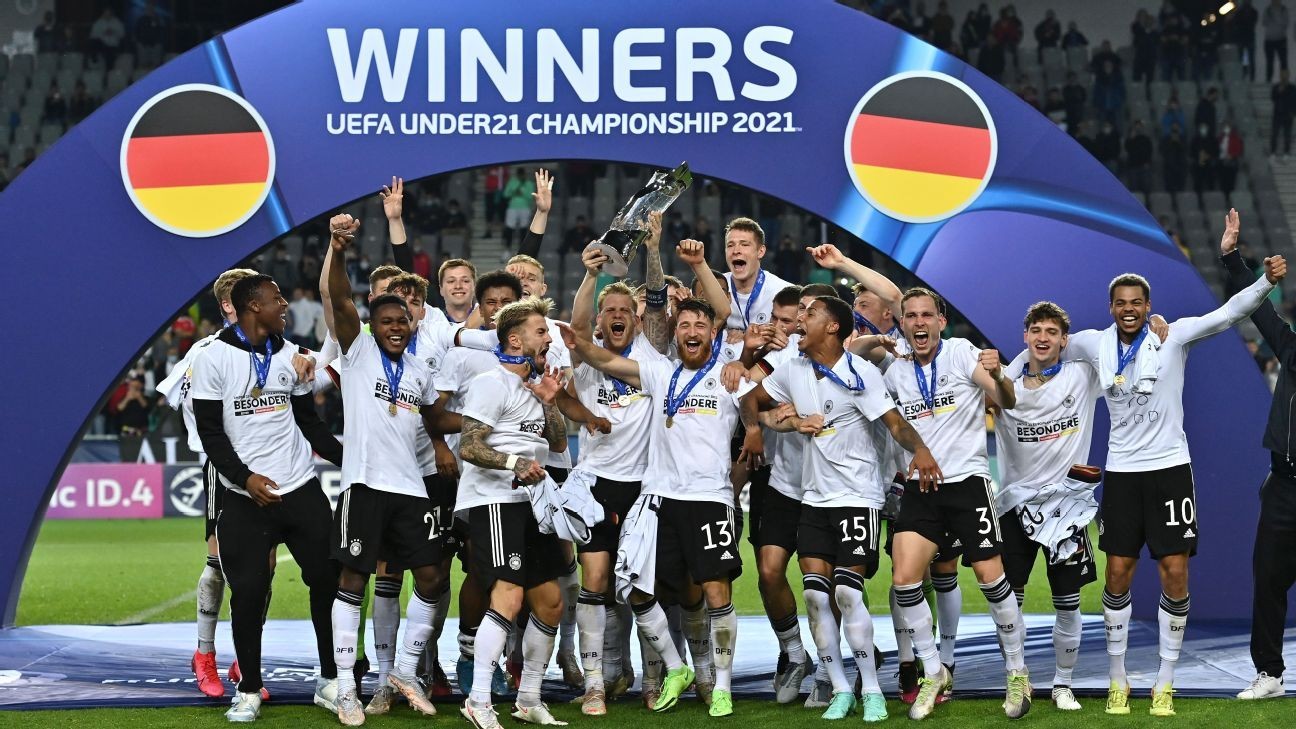 Germany beat Portugal to win third U21 Euro