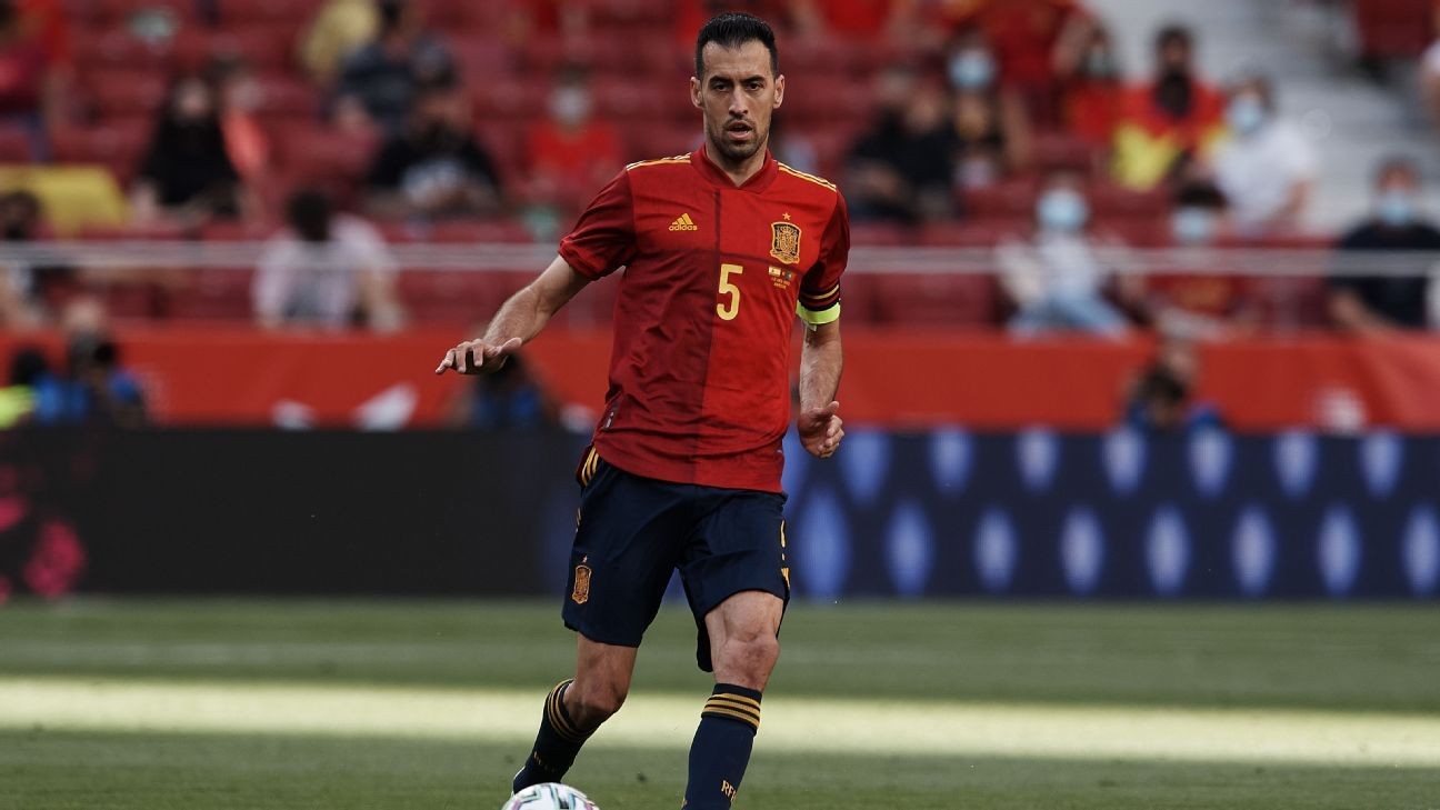 Busquets positive test curbs Spain Euros plans