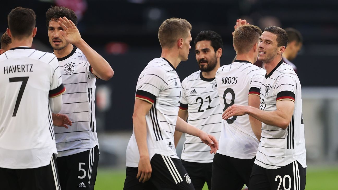 Seven score in Germany pre-Euro tune-up win