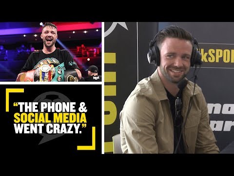 "SOCIAL MEDIA WENT CRAZY!" Josh Taylor talks becoming undisputed light-welterweight champion ?