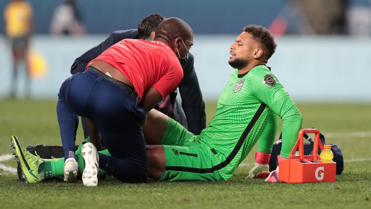 USMNT's Steffen has bone bruise, won't play friendly