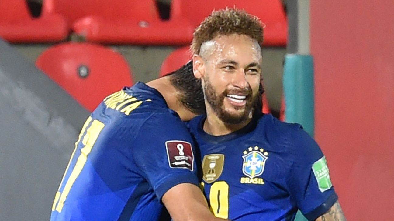 Brazil cruise, Argentina held as WCQ race heats up