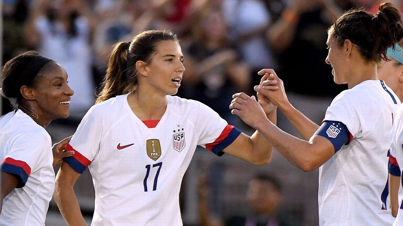 USWNT's Heath, Ertz 'on schedule' for Olympics