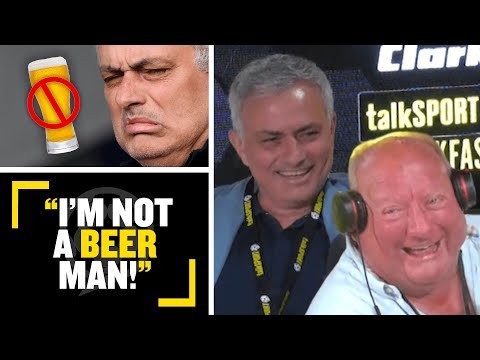 "I'M NOT A BEER MAN!" ? José Mourinho tells Alan Brazil what his favourite alcoholic beverage is