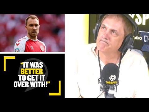 "BETTER TO GET IT OVER WITH!" Tony Cascarino says playing on was for the best after Eriksen incident