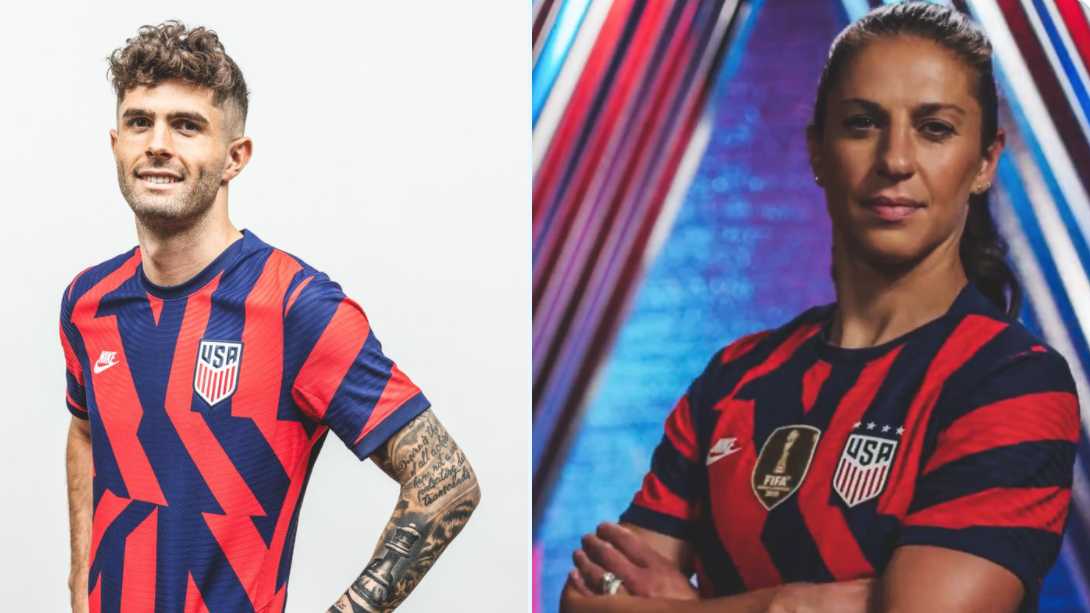 U.S. Soccer reveals new eye-catching away kit