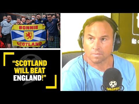 "WE'LL BEAT ENGLAND!" Kieran the Scottish fan is convinced Scotland will BEAT England at Wembley!