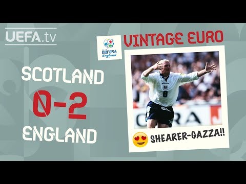 SCOTLAND 0-2 ENGLAND, EURO 1996 | VINTAGE EURO