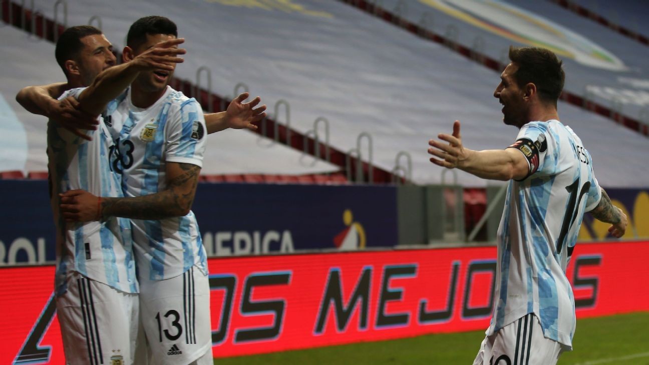 Messi sets up Argentina's first Copa win, Brazil keep racking up goals