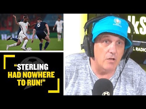 "STERLING HAD NOWHERE TO RUN!" Tony Cascarino defends Raheem Sterling's performance against Scotland