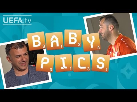 Can IGOR ANGELOVSKI recognize his NORTH MACEDONIA players from their baby photos?