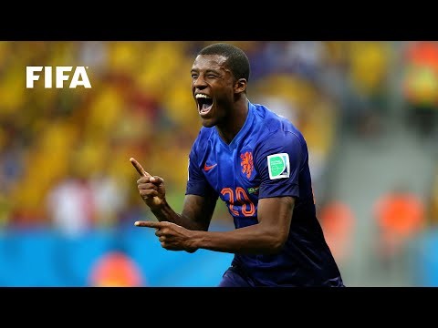 Georginio Wijnaldum goal vs Brazil | 2014 FIFA World Cup