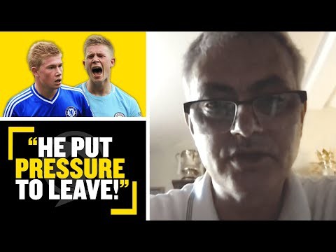 "HE PUT PRESSURE TO LEAVE!" José Mourinho reveals how Kevin De Bruyne quit Chelsea