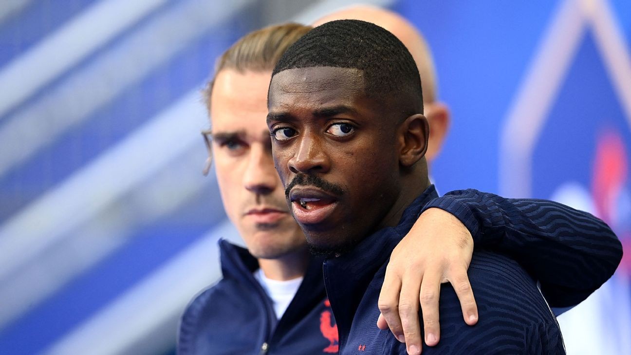 Barca's Dembele out for months with surgery