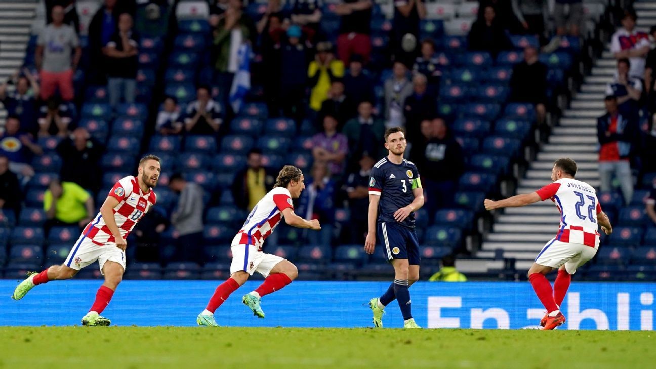 Modric, Croatia prolong Scotland's tournament woes