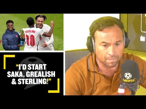"I'D START SAKA, GREALISH & STERLING!" Jason Cundy names his England attack to face Germany!