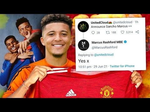 Marcus Rashford CONFIRMS Jadon Sancho Transfer?! | W&L