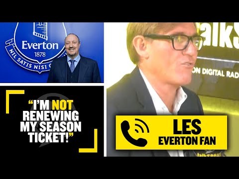 "I'M NOT RENEWING!" Everton fan says he feels like he's going through divorce after Rafa appointment