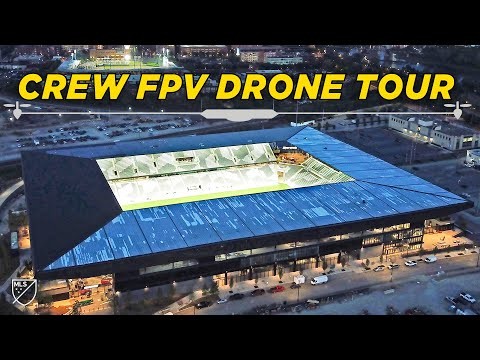 THE HOUSE THE CREW BUILT! FPV Drone Tour of Columbus' New Stadium