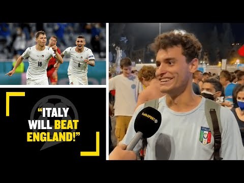 "ITALY WILL BEAT ENGLAND!" Italian fans react to Italy knocking Belgium out of EURO 2020!