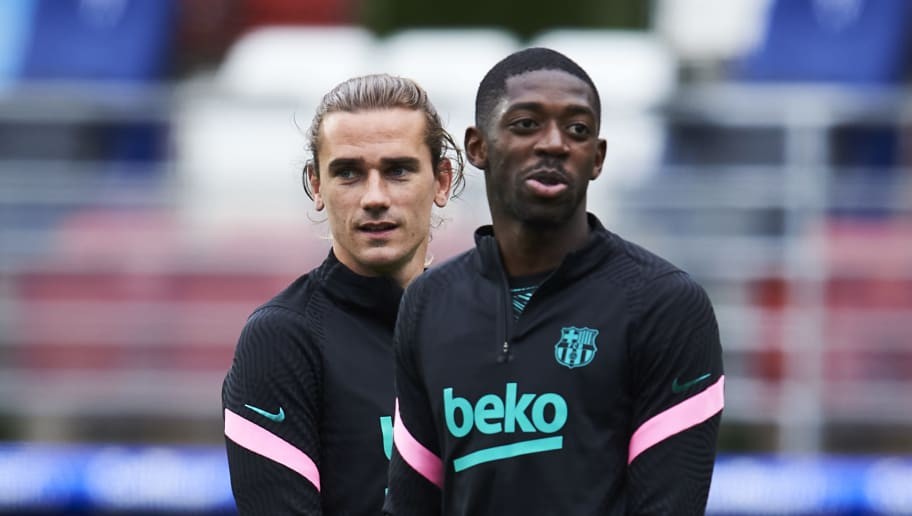 Barcelona apologise for video of Ousmane Dembele and Antoine Griezmann