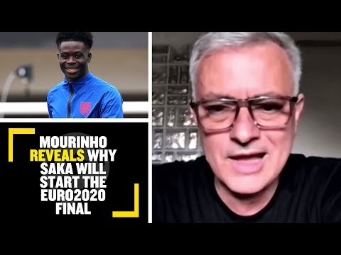 REVEALED: José Mourinho reveals why Bukayo Saka will start for Eng against Ita in the EURO2020 final