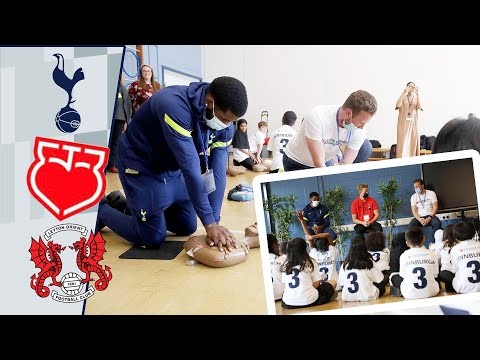 "Educating people has never been so important" | Japhet Tanganga joins JE3 Foundation CPR training