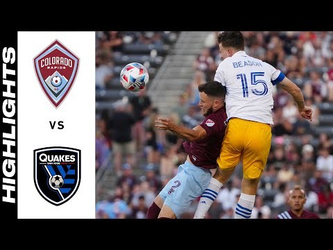 HIGHLIGHTS: Colorado Rapids vs. San Jose Earthquakes | July 17, 2021