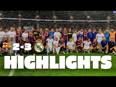 HIGHLIGHTS | Barcelona Legends 2-3 Real Madrid Leyendas | El Clásico