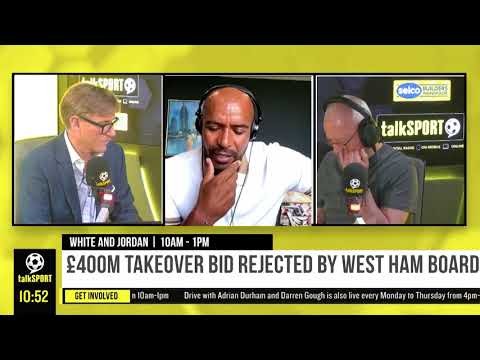 "IT'S BLUSTER!" Simon Jordan and Trevor Sinclair slam an opening £400m bid to takeover at West Ham!