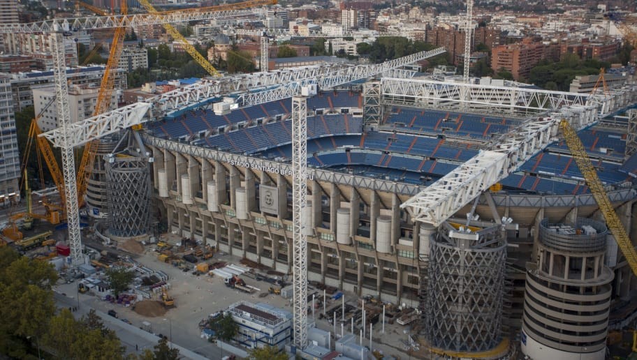 New video of Real Madrid's incredible Santiago Bernabeu renovation released