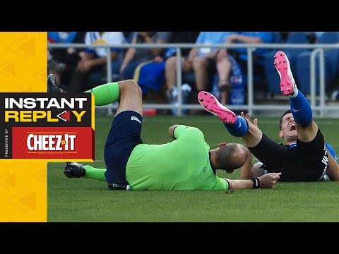 Referee Subbed After Huge Collision, 2 Big Decisions for New Referee