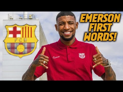 ? EMERSON ROYAL'S FIRST WORDS AS A BARÇA PLAYER (EXCLUSIVE!!!)