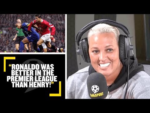 "RONALDO IS BETTER THAN HENRY!" Lianne Sanderson & Darren Bent debate: Henry or Ronaldo? ?