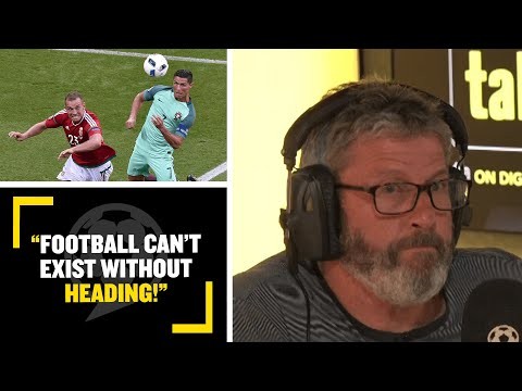 "FOOTBALL CAN'T EXIST WITHOUT HEADING!" Andy Townsend feels heading is one of the risks of the game!