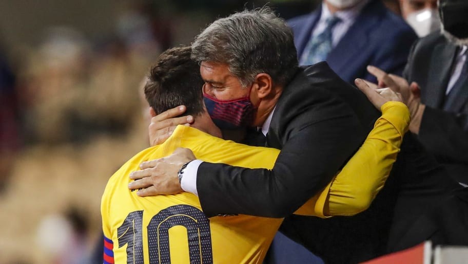 Joan Laporta to address Lionel Messi's Barcelona exit in press conference