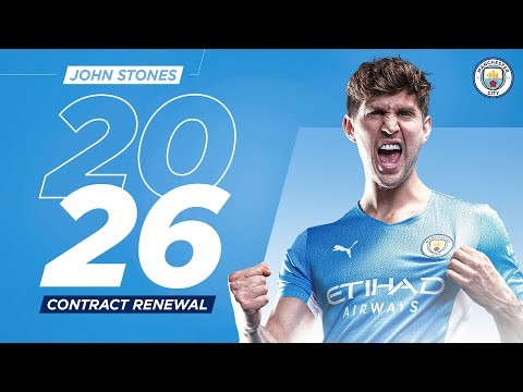 John Stones New Contract | Man City & England Defender Signs until 2026!