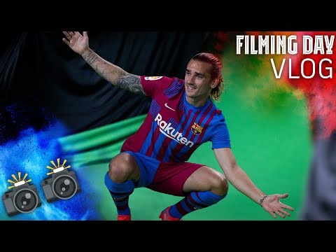 FIRST 2021/22 FILMING WITH THE WHOLE SQUAD! | FC Barcelona VLOG