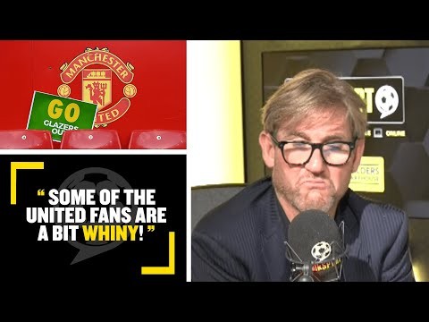 "SOME OF THE UNITED FANS ARE A BIT WHINY!" Simon Jordan doesn’t understand the #GlazersOut argument.