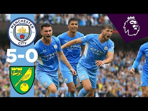 HIGHLIGHTS | CITY 5-0 NORWICH | Grealish, Laporte, Sterling, Mahrez