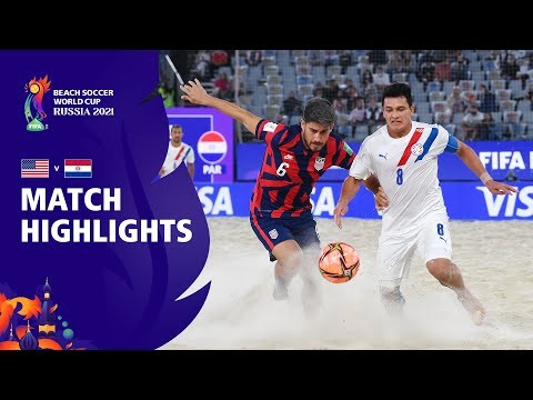 USA v Paraguay | FIFA Beach Soccer World Cup 2021 | Match Highlights