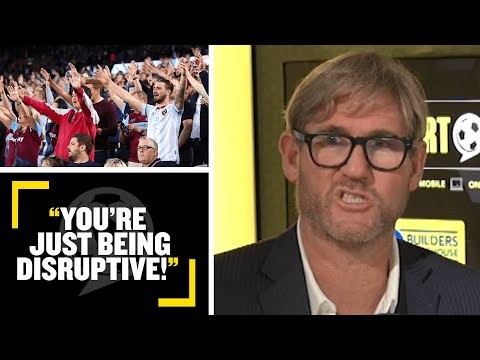 "YOU'RE BEING DISRUPTIVE!"? Simon Jordan SLAMS West Ham fans after 4-1 win