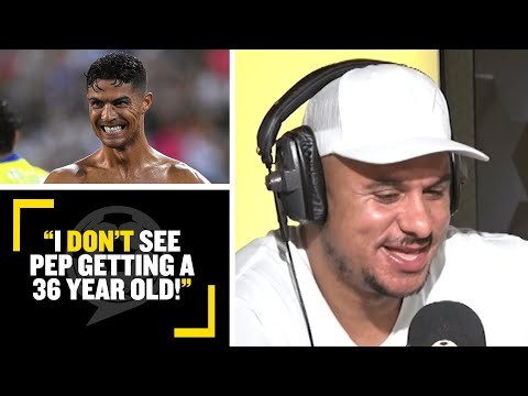 "I DON'T SEE PEP GETTING A 36 YEAR OLD!"??Gabby doesn't think Pep would want Ronaldo at Man City