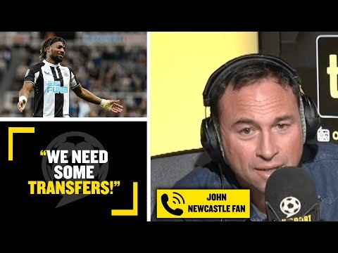 "WE NEED SOME TRANSFERS!" Newcastle fan John would like the club to sign a forward!