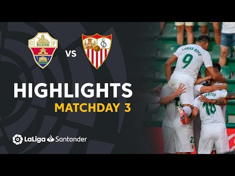 Resumen de Elche CF vs Sevilla FC (1-1)